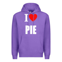 Purple retro vintage classic i love pie for pie lovers cooks chefs t shirt Premium Hoodie - linhVisuals