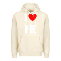 Sandshell retro vintage classic i love pie for pie lovers cooks chefs t shirt Premium Hoodie - linhVisuals