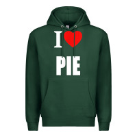 Sports Green retro vintage classic i love pie for pie lovers cooks chefs t shirt Premium Hoodie - linhVisuals