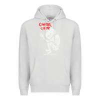 Dove Grey butchered at birth Premium Hoodie - linhVisuals