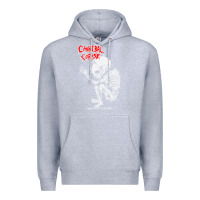 Heather Grey butchered at birth Premium Hoodie - linhVisuals