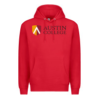 Red Austin College Premium Hoodie - linhVisuals