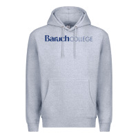 Heather Grey Baruch College Premium Hoodie - linhVisuals