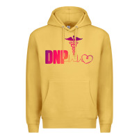 Antique Gold dnp doctor of nursing practice heartbeat color rn nurse Premium Hoodie - linhVisuals