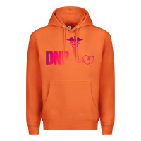 Carrot dnp doctor of nursing practice heartbeat color rn nurse Premium Hoodie - linhVisuals