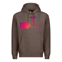 Coffee dnp doctor of nursing practice heartbeat color rn nurse Premium Hoodie - linhVisuals