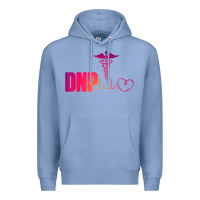 Colony Blue dnp doctor of nursing practice heartbeat color rn nurse Premium Hoodie - linhVisuals