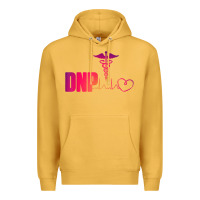 Mustard dnp doctor of nursing practice heartbeat color rn nurse Premium Hoodie - linhVisuals