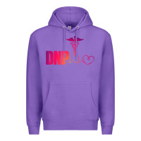 Purple dnp doctor of nursing practice heartbeat color rn nurse Premium Hoodie - linhVisuals