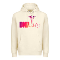 Sandshell dnp doctor of nursing practice heartbeat color rn nurse Premium Hoodie - linhVisuals