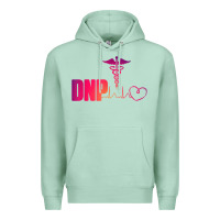 Seafoam dnp doctor of nursing practice heartbeat color rn nurse Premium Hoodie - linhVisuals