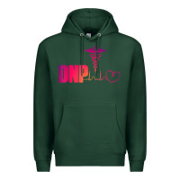 Sports Green dnp doctor of nursing practice heartbeat color rn nurse Premium Hoodie - linhVisuals