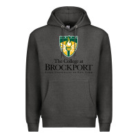 Charcoal Heather SUNY Brockport College Premium Hoodie - linhVisuals