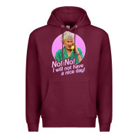 Burgundy dorothy zbornak Premium Hoodie - linhVisuals