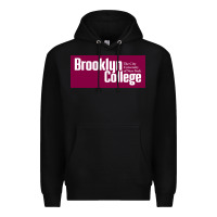 Black Brooklyn College Premium Hoodie - linhVisuals