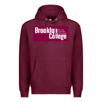 Burgundy Brooklyn College Premium Hoodie - linhVisuals
