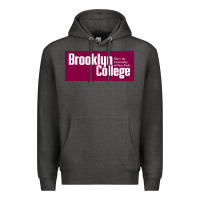 Charcoal Heather Brooklyn College Premium Hoodie - linhVisuals