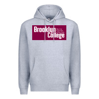 Heather Grey Brooklyn College Premium Hoodie - linhVisuals
