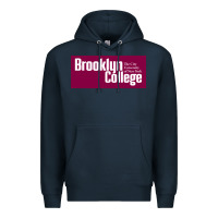 Navy Brooklyn College Premium Hoodie - linhVisuals
