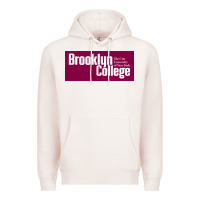 Pale Pink Brooklyn College Premium Hoodie - linhVisuals
