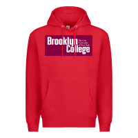 Red Brooklyn College Premium Hoodie - linhVisuals
