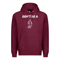 Burgundy don't be a jerk funny math   scholar teacher nerd physics premium Premium Hoodie - linhVisuals