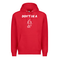 Red don't be a jerk funny math   scholar teacher nerd physics premium Premium Hoodie - linhVisuals