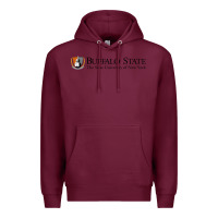 Burgundy SUNY Buffalo State College Premium Hoodie - linhVisuals