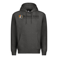 Charcoal Heather SUNY Buffalo State College Premium Hoodie - linhVisuals