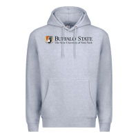 Heather Grey SUNY Buffalo State College Premium Hoodie - linhVisuals