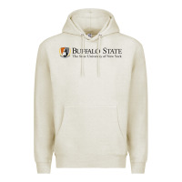 Oatmeal Heather SUNY Buffalo State College Premium Hoodie - linhVisuals