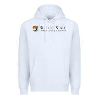 White SUNY Buffalo State College Premium Hoodie - linhVisuals