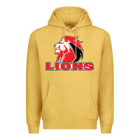 Antique Gold lions rugby super league Premium Hoodie - linhVisuals