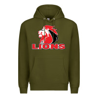 Army Green lions rugby super league Premium Hoodie - linhVisuals