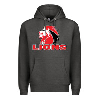 Charcoal Heather lions rugby super league Premium Hoodie - linhVisuals