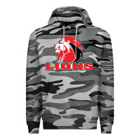 Slate Camo lions rugby super league Premium Hoodie - linhVisuals
