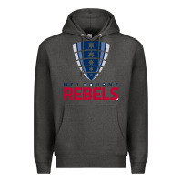 Charcoal Heather melbourne rebels rugby super league Premium Hoodie - linhVisuals