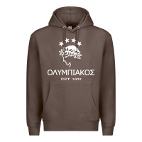 Coffee olympiakos greek Premium Hoodie - linhVisuals