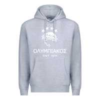 Heather Grey olympiakos greek Premium Hoodie - linhVisuals