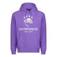 Purple olympiakos greek Premium Hoodie - linhVisuals