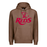 Chestnut queensland reds rugby super league Premium Hoodie - linhVisuals