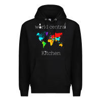 Black world central kitchen Premium Hoodie - linhVisuals