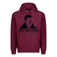 Burgundy an unimpressed guenther steiner Premium Hoodie - linhVisuals
