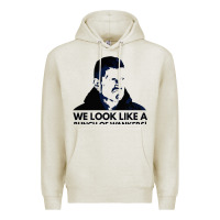 Oatmeal Heather an unimpressed guenther steiner Premium Hoodie - linhVisuals