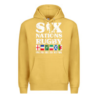 Antique Gold rugby 6 nations england france ireland italy scotland wales t shirt Premium Hoodie - linhVisuals
