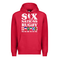 Cardinal rugby 6 nations england france ireland italy scotland wales t shirt Premium Hoodie - linhVisuals