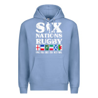 Colony Blue rugby 6 nations england france ireland italy scotland wales t shirt Premium Hoodie - linhVisuals