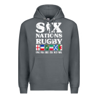 Rock rugby 6 nations england france ireland italy scotland wales t shirt Premium Hoodie - linhVisuals