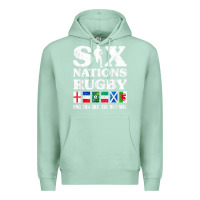 Seafoam rugby 6 nations england france ireland italy scotland wales t shirt Premium Hoodie - linhVisuals