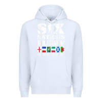 White rugby 6 nations england france ireland italy scotland wales t shirt Premium Hoodie - linhVisuals